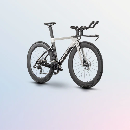 Triathlon Fahrrad lyra in der Seitenansciht